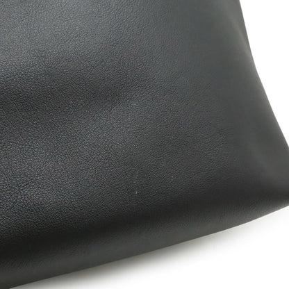 Saint Laurent Paris Ysl Yves Saint Laurent Tote Shoulder Bag In Black Leather