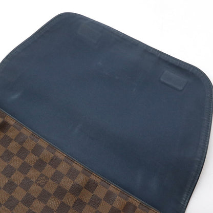Louis Vuitton Damier Sprinter Mm Shoulder Bag Brown Navy N41254