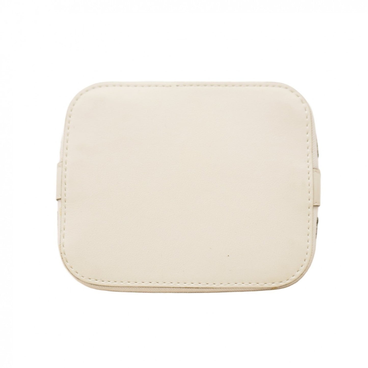 Fendi Zucca Canvas Handbag In White And Black