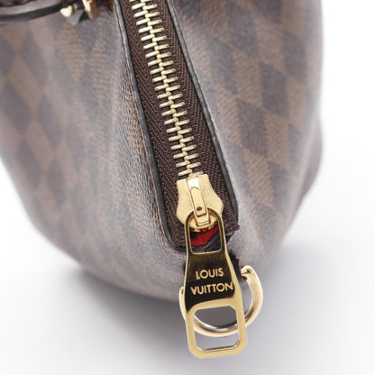 Louis Vuitton Siena Pm Damier Ebene Handbag Coated Canvas Leather