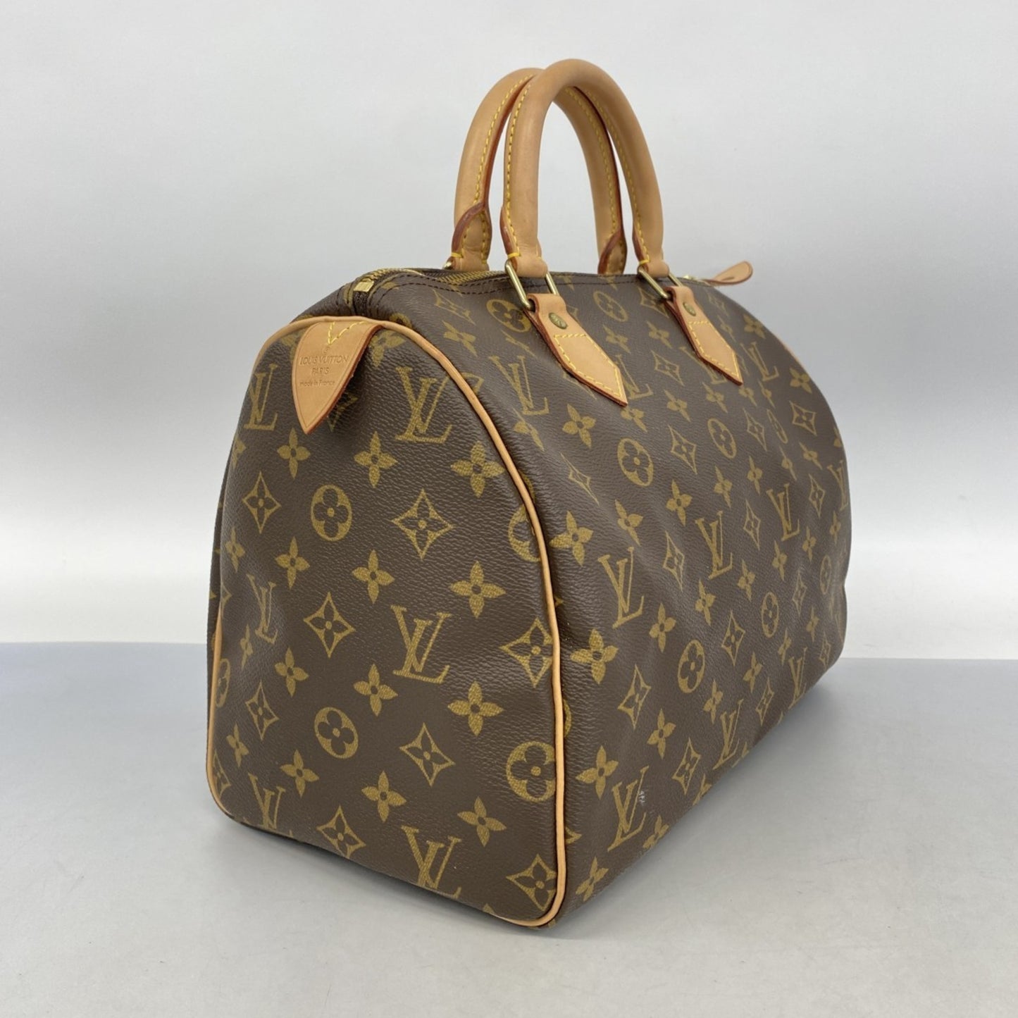 Louis Vuitton Monogram Speedy 30 Handbag M41108 Brown