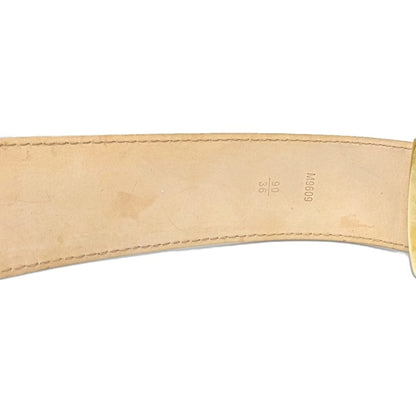 Louis Vuitton Damier Azur Belt M9609U With Lv Initials