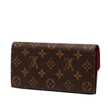 Louis Vuitton Monogram Portefeuille Emily Long Wallet M60697 Brown