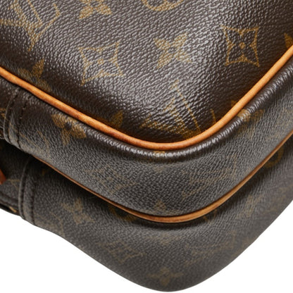 Louis Vuitton Monogram Reporter Pm Crossbody Shoulder Bag M45254 Brown Leather