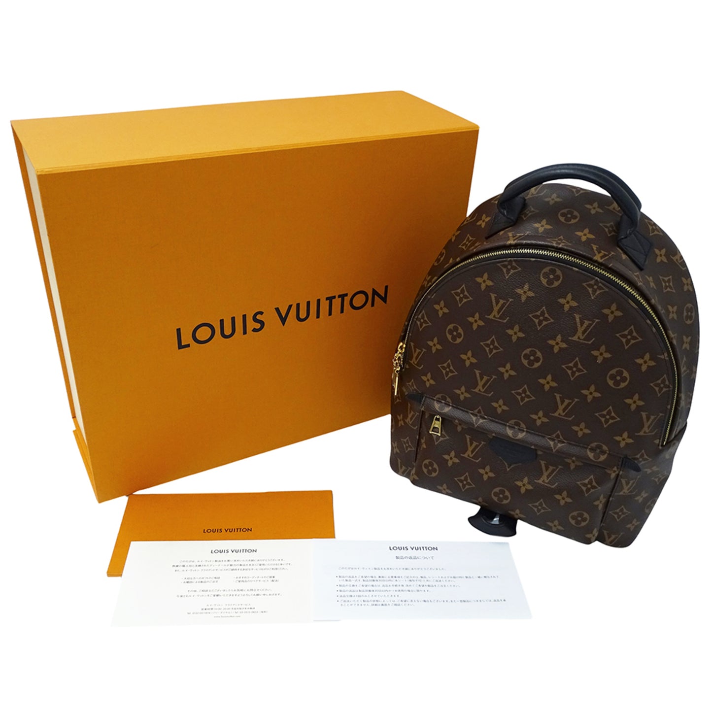 Louis Vuitton Monogram Palm Springs Backpack Mm M41561 Brown
