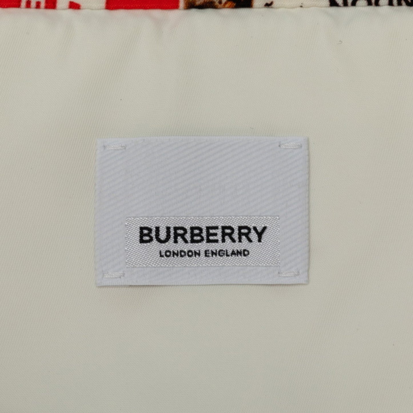 Burberry Bottle Cap Logo Handbag Tote Bag In White