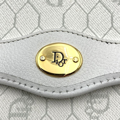 Christian Dior Dior Christian Honeycomb Shoulder Bag White Leather