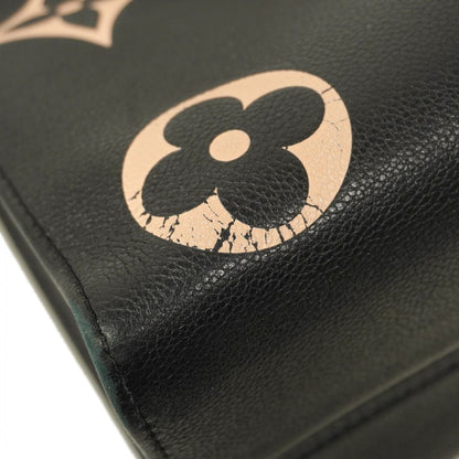 Louis Vuitton Monogram Empreinte Two-Tone On-The-Go Tote Bag M45495 Black/Beige 2-Way