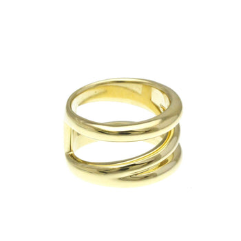 Tiffany Diagonal Ring Yellow Gold (18K) Fashion No Stone Band Ring Gold