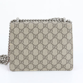 Gucci Gg Supreme Dionysus Leather 2-Way Chain Shoulder Bag 421970 Tote