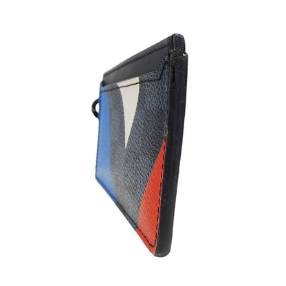 Louis Vuitton Men'S Damier Cobalt Canvas Business Card Case With America'S Cup Porte Carte Cord