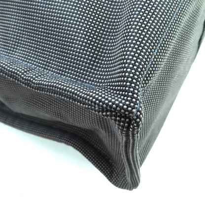 Hermes Air Line Mm Silver Hardware Serie Button Canvas Tote Bag Gray Made In France