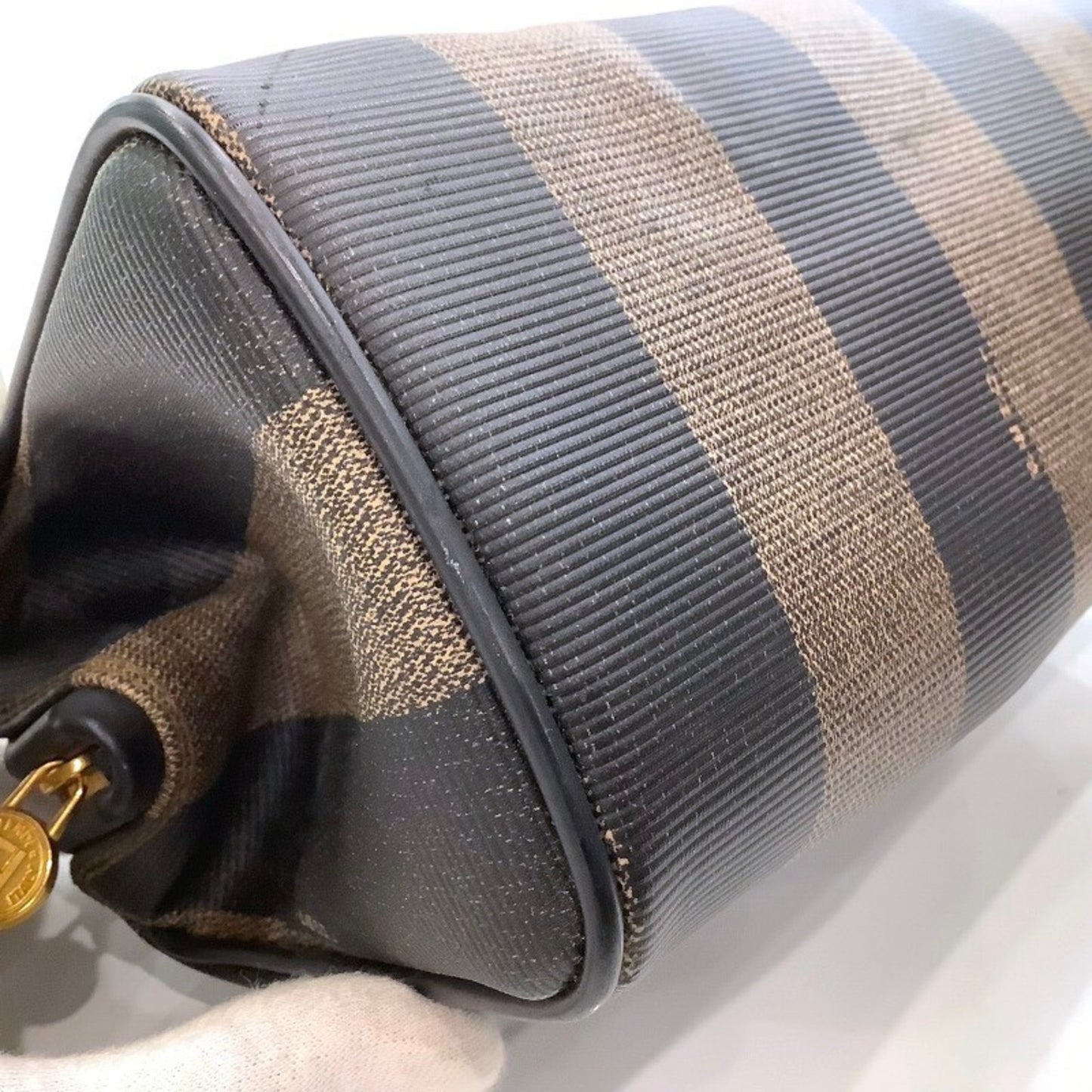 Fendi Pecan Print Mini Boston Bag Ja-24603