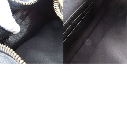 Gucci Shoulder Bag Gg Marmont Leather Black Gold