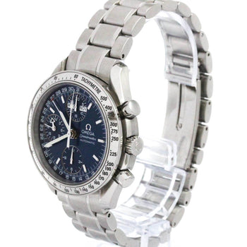 OMEGA Speedmaster Triple Date Steel Automatic Watch 3523.80 Polished