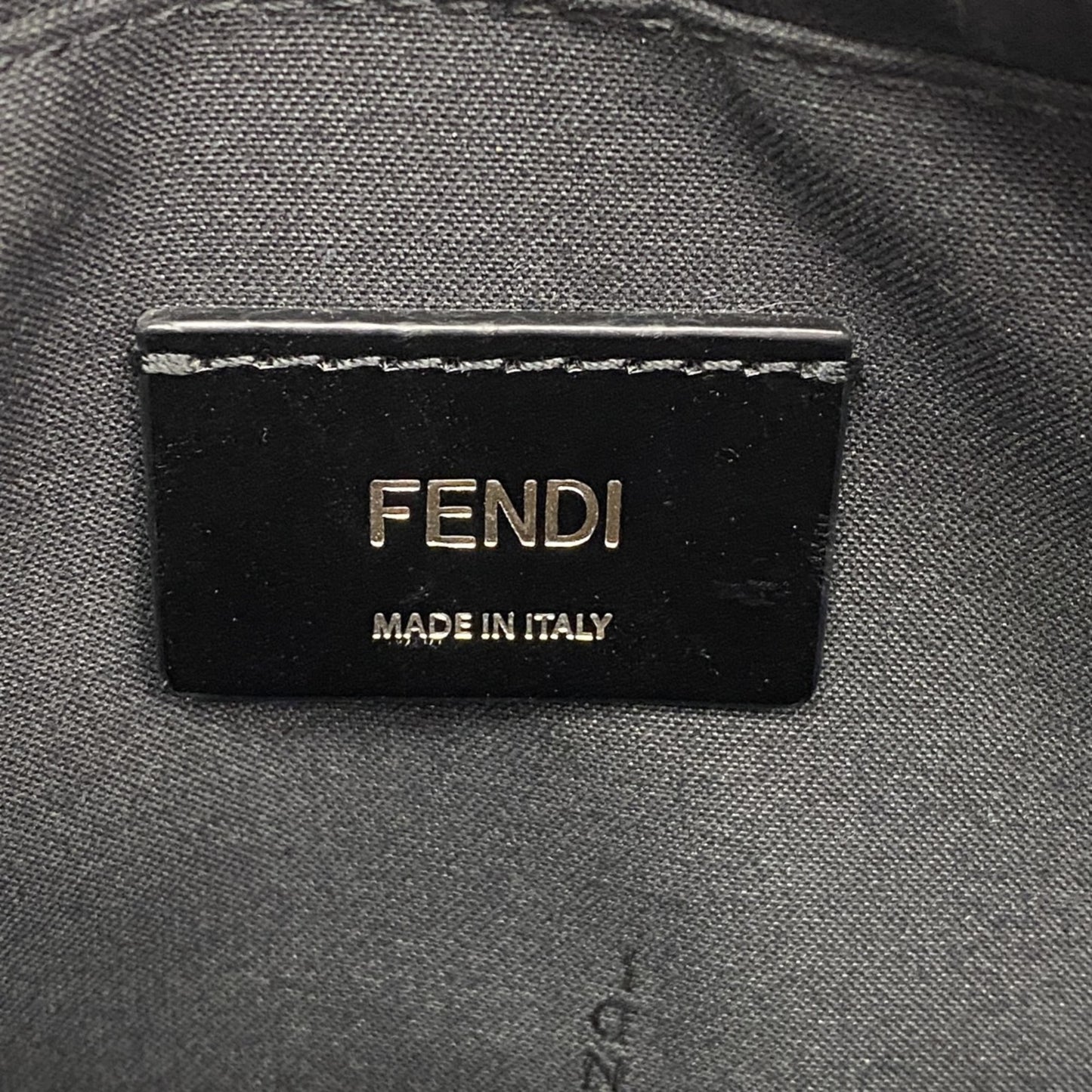 Fendi Zucca Leather Shoulder Bag