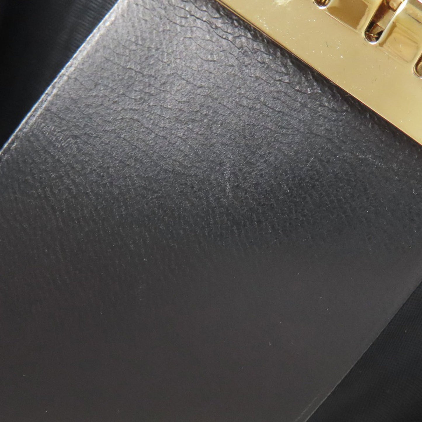 Chanel Coco Mark Gold Hardware Key Case In Grained Calfskin