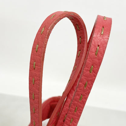 Fendi Selleria Leather Tote Bag In Pink