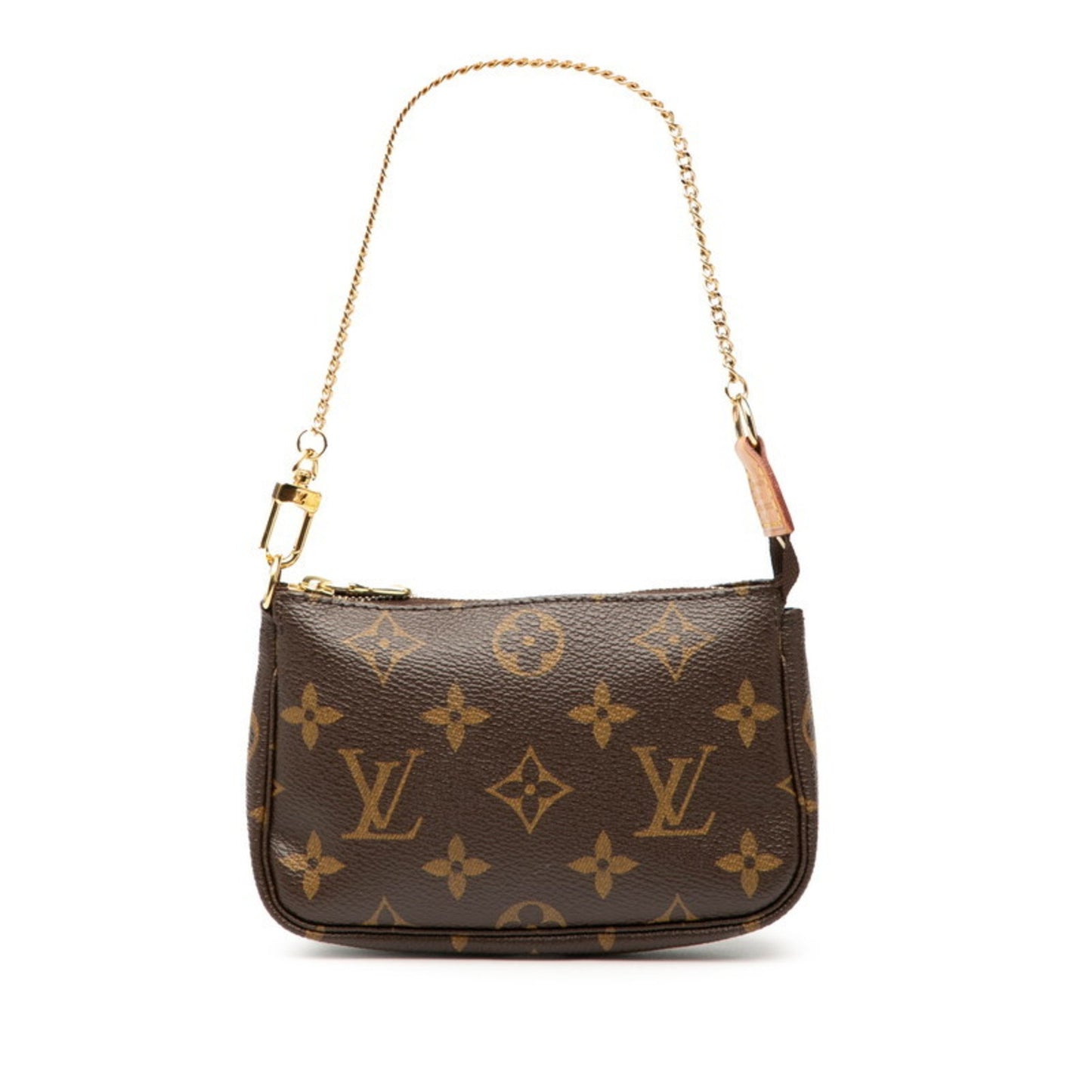 Louis Vuitton Monogram Accessoires Pouch Mini Handbag M58009 Brown Leather