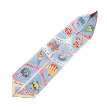Hermes Herms Twilly Funny Ice Cream Silk Scarf