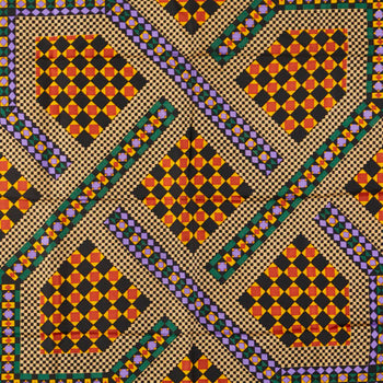 Saint Laurent Geometric Motif Scarf