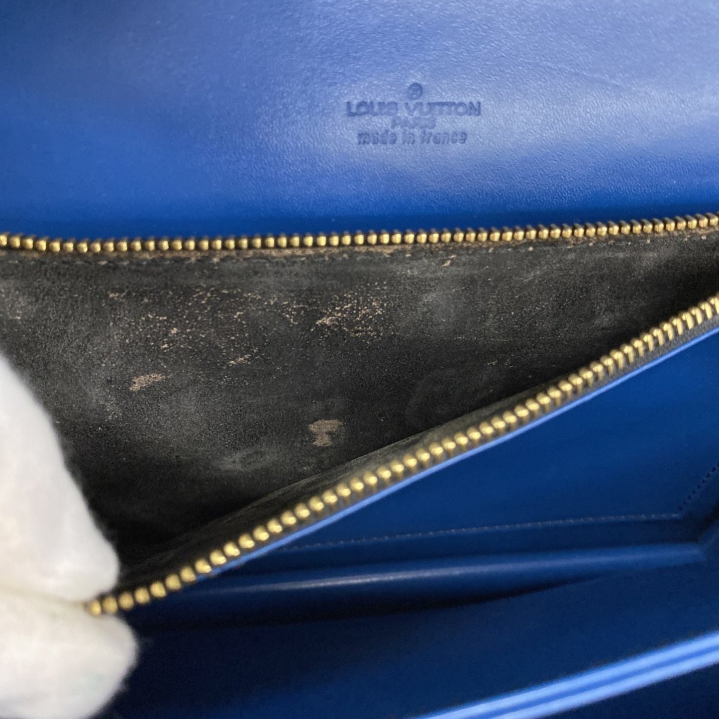 Louis Vuitton Epi Free Run Shoulder Bag M52415 Blue Noir