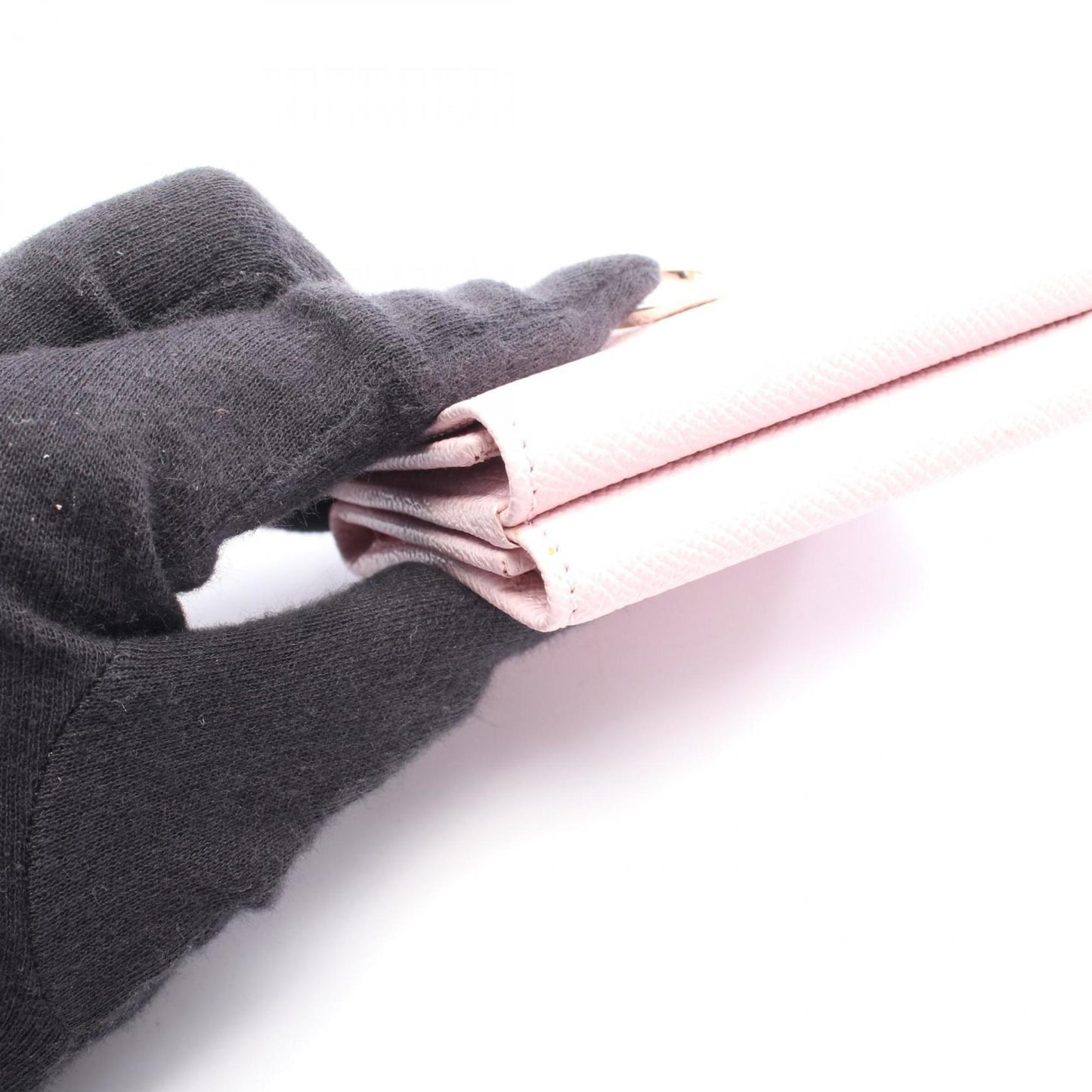 Bvlgari Clip Tri-Fold Wallet Leather