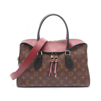 Louis Vuitton Louis Vuitton Tuileries Monogram Riduvan Handbag Coated Canvas Leather