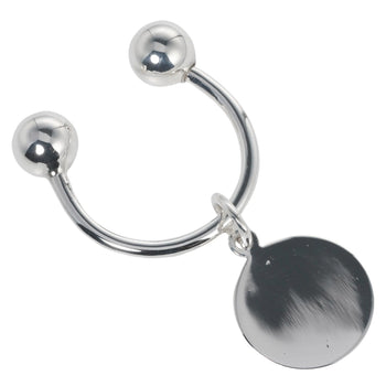 Tiffany Keychain Oval Tag Silver 925 Tiffany&Co.
