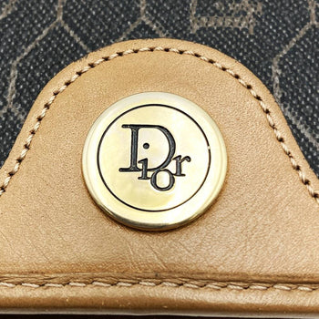 Christian Dior Dior Christian Honeycomb Chain Shoulder Bag Brown Leather