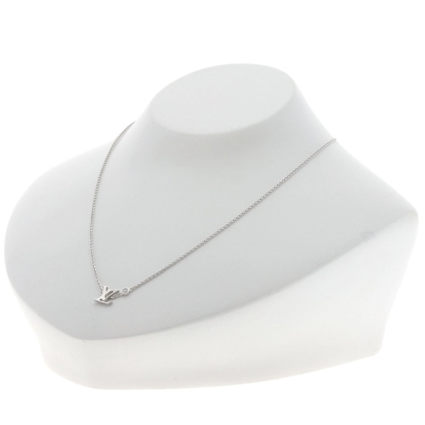 Louis Vuitton Pendant Idylle Blossom 1P Diamond Necklace In 18K White Gold