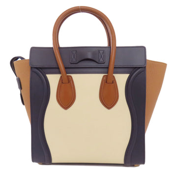 Celine Luggage Micro Tote Bag In Calfskin