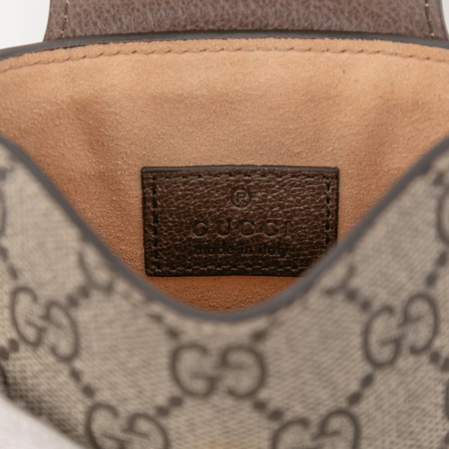 Gucci Gg Supreme Teddy Bear Mini Shoulder Bag (752577) In Beige