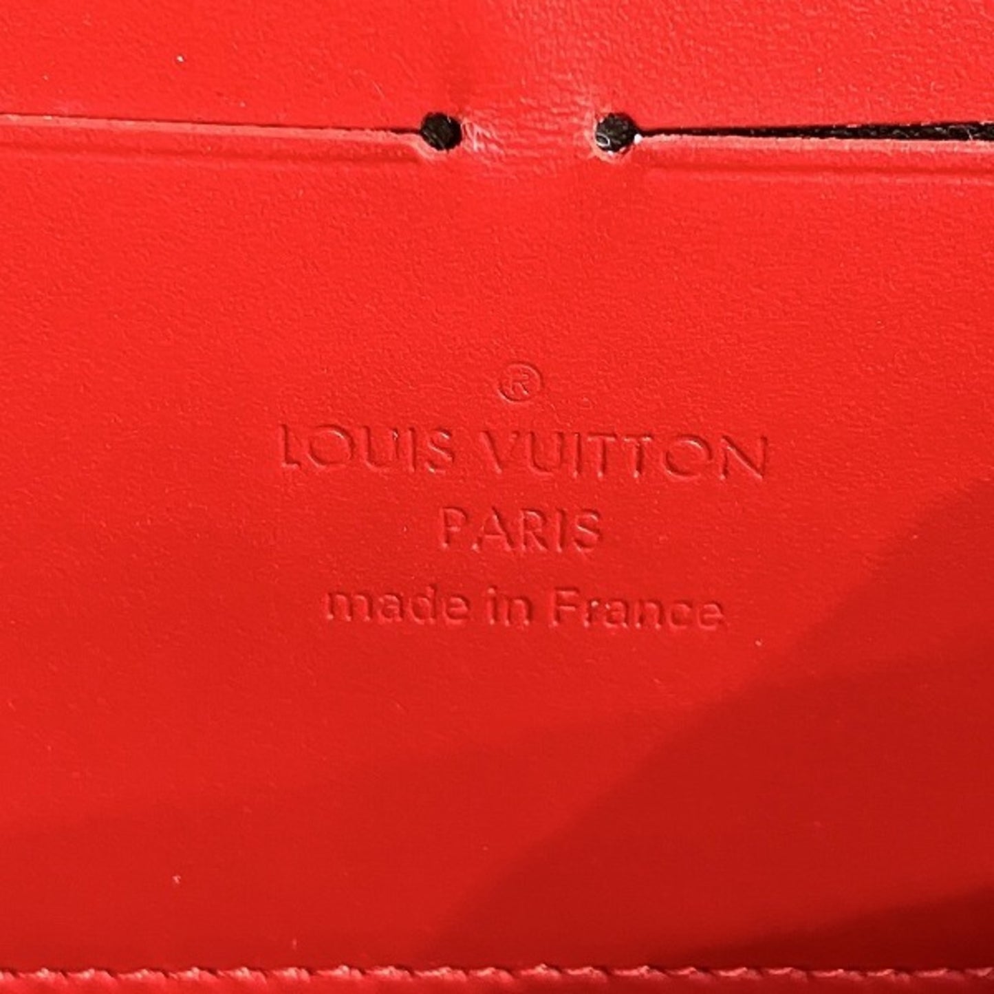 Louis Vuitton Vernis Zippy Wallet M90200 Round Long