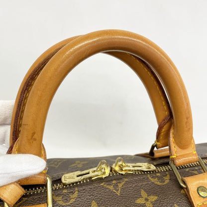 Louis Vuitton Monogram Keepall 55 Boston Bag M41424 Brown