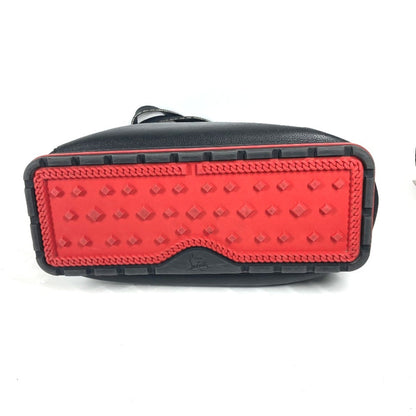 Christian Louboutin Cabiker Small Badge Shoulder Bag Tote Leather
