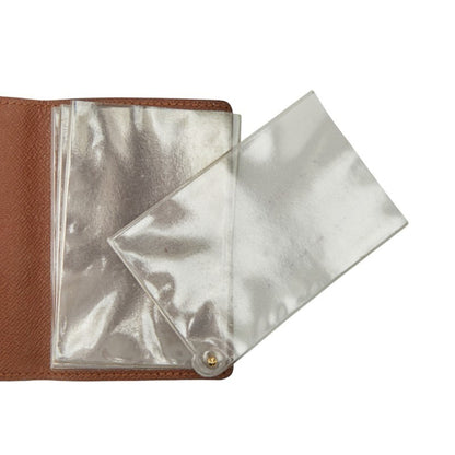 Louis Vuitton Monogram Porte Carte Credit Pression Business Card Case M60937 Brown Leather