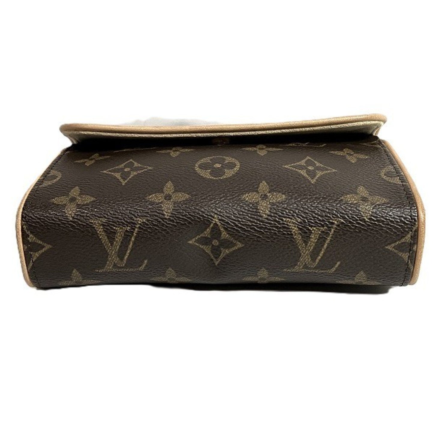 Louis Vuitton Monogram Pochette Florentine M51855 Bag Clutch Waist Pouch