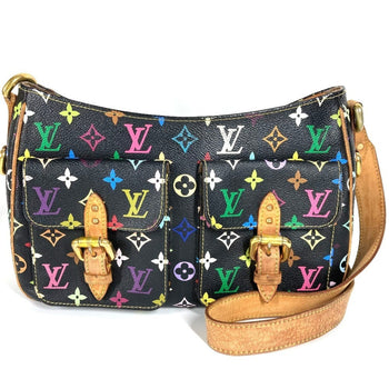 Louis Vuitton M40052 Monogram Multicolore Lodge Gm Shoulder Bag In Canvas