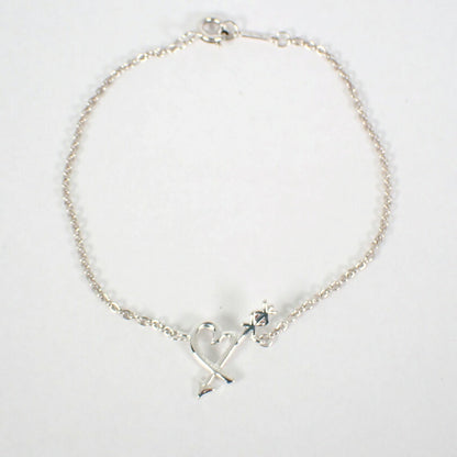 Tiffany Tiffany 925 Loving Heart & Arrow Bracelet