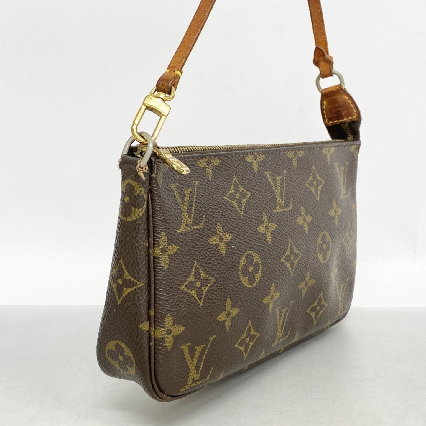 Louis Vuitton Monogram Pochette Accessoires M51980 Brown
