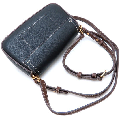 Tory Burch Felix Mini Flap Shoulder Bag In Black Leather