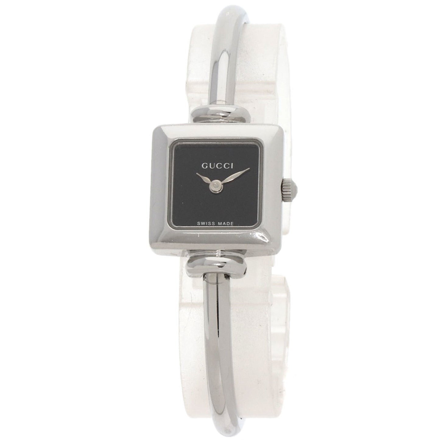 Gucci 1900L Square Face Watch Stainless Steel Ss