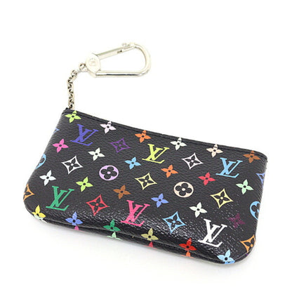 Louis Vuitton Lvtm Card Key Case Pochette Cles Monogram Multicolor Black By Takashi Murakami M13664