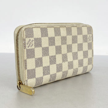 Louis Vuitton Damier Azur Zippy Wallet N60019 White