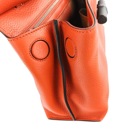 Gucci Bamboo Daily Top Handle 2-Way Handbag/Shoulder Bag 370831 Orange