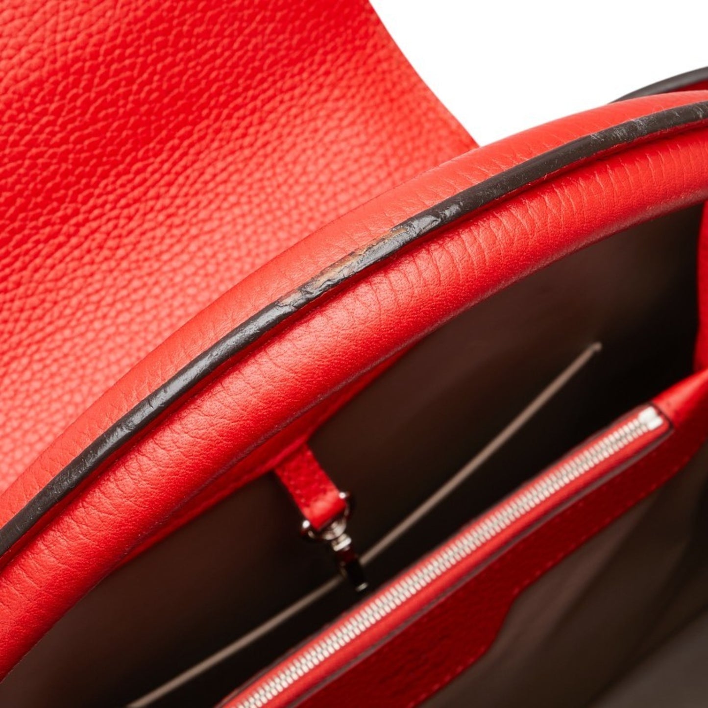 Louis Vuitton Capucines Mm Handbag M94631 Coquelicot Red Leather