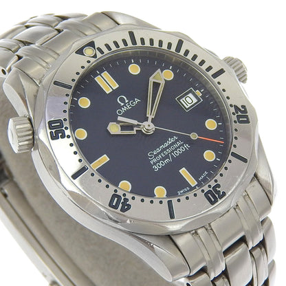 Omega Seamaster 300M Professional Watch 2562.80 Stainless Steel 1993 Quartz Analog Display Navy
