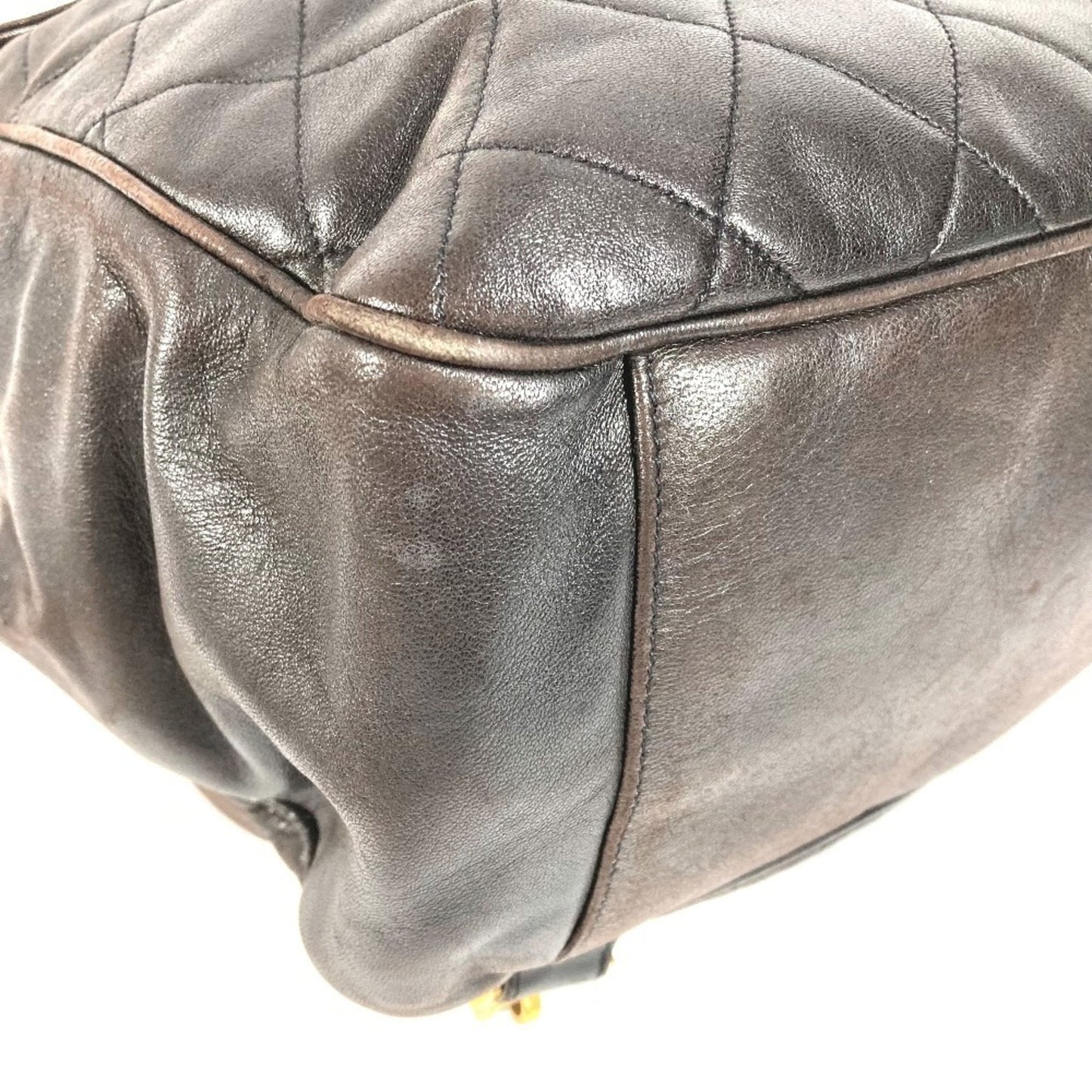 Chanel Matelasse Quilted Vintage Cc Coco Mark Logo Backpack With Ball Drawstring And Chain