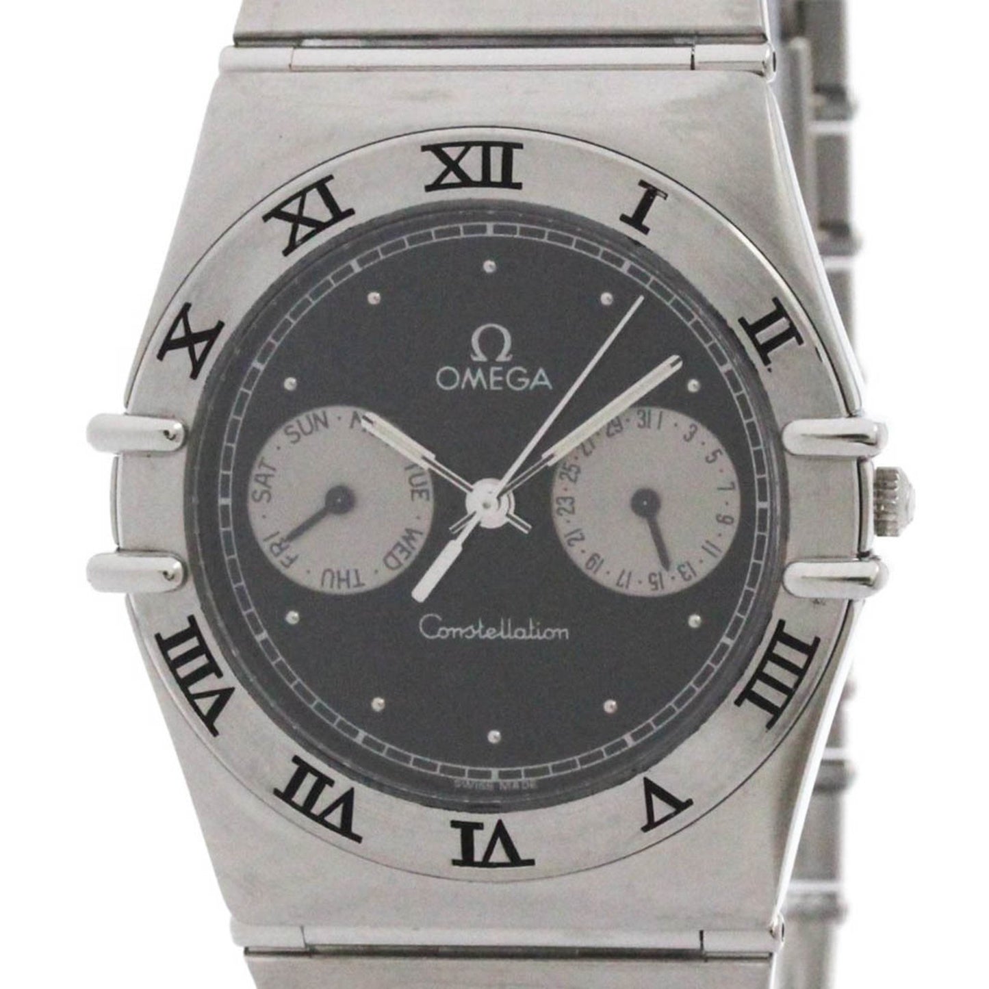 Omega Constellation Day Date Steel Quartz